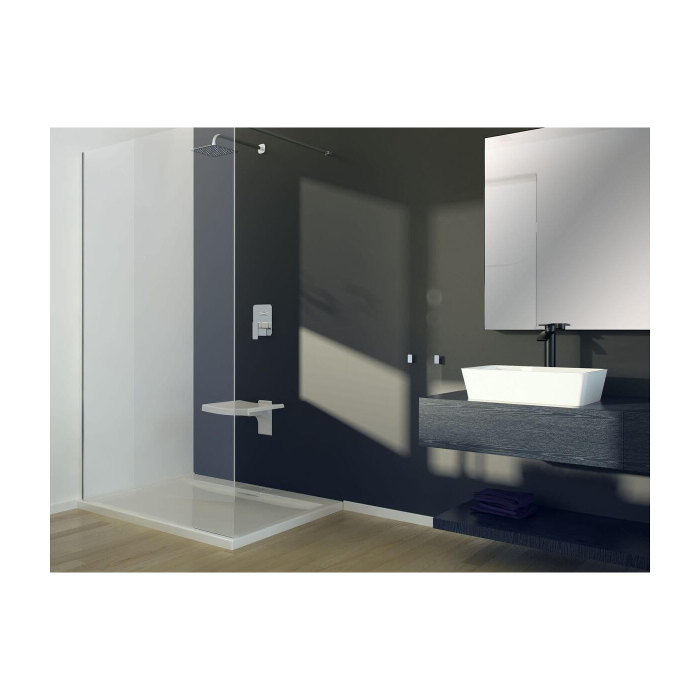 Umywalka Nablatowa Assos 40x50x15 UMD-A-NB Besco Umywalka Nablatowa Assos 40x50x15 UMD-A-NB Besco