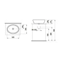Umywalka Nablatowa Czarna Pro 520x390 H8129657161121 Laufen Umywalka Nablatowa Czarna Pro 520x390 H8129657161121 Laufen