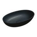 Umywalka Nablatowa Shell M+ Black Lava 60x35 cm SHELLUNBLV Omnires Umywalka Nablatowa Shell M+ Black Lava 60x35 cm SHELLUNBLV Omnires