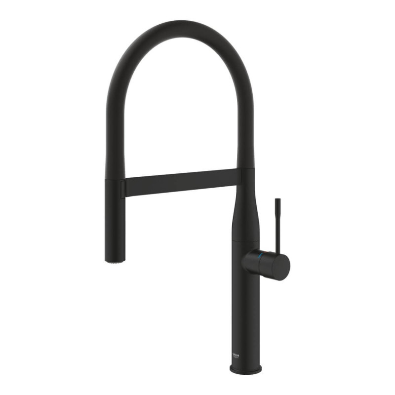 Jednouchwytowa Bateria Zlewozmywakowa Essence Phantom Black 30503KF0 Grohe Jednouchwytowa Bateria Zlewozmywakowa Essence Phantom Black 30503KF0 Grohe