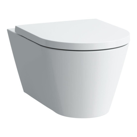 Miska WC Podwieszana Rimless Z Powłoką LCC 545x370 mm Kartell Biały H8203374000001 Laufen