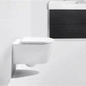 Miska WC Podwieszana Rimless Z Powłoką LCC 545x370 mm Kartell Biały H8203374000001 Laufen Miska WC Podwieszana Rimless Z Powłoką LCC 545x370 mm Kartell Biały H8203374000001 Laufen