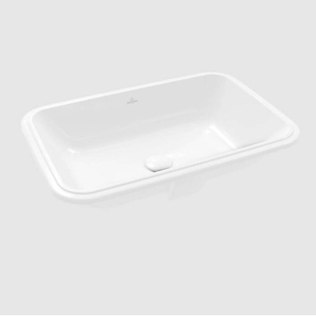 Umywalka Podblatowa Architectura Z Przelewem Z Powłoką CeramicPlus Weiss Alpin 5A7760R1 Villeroy&Boch