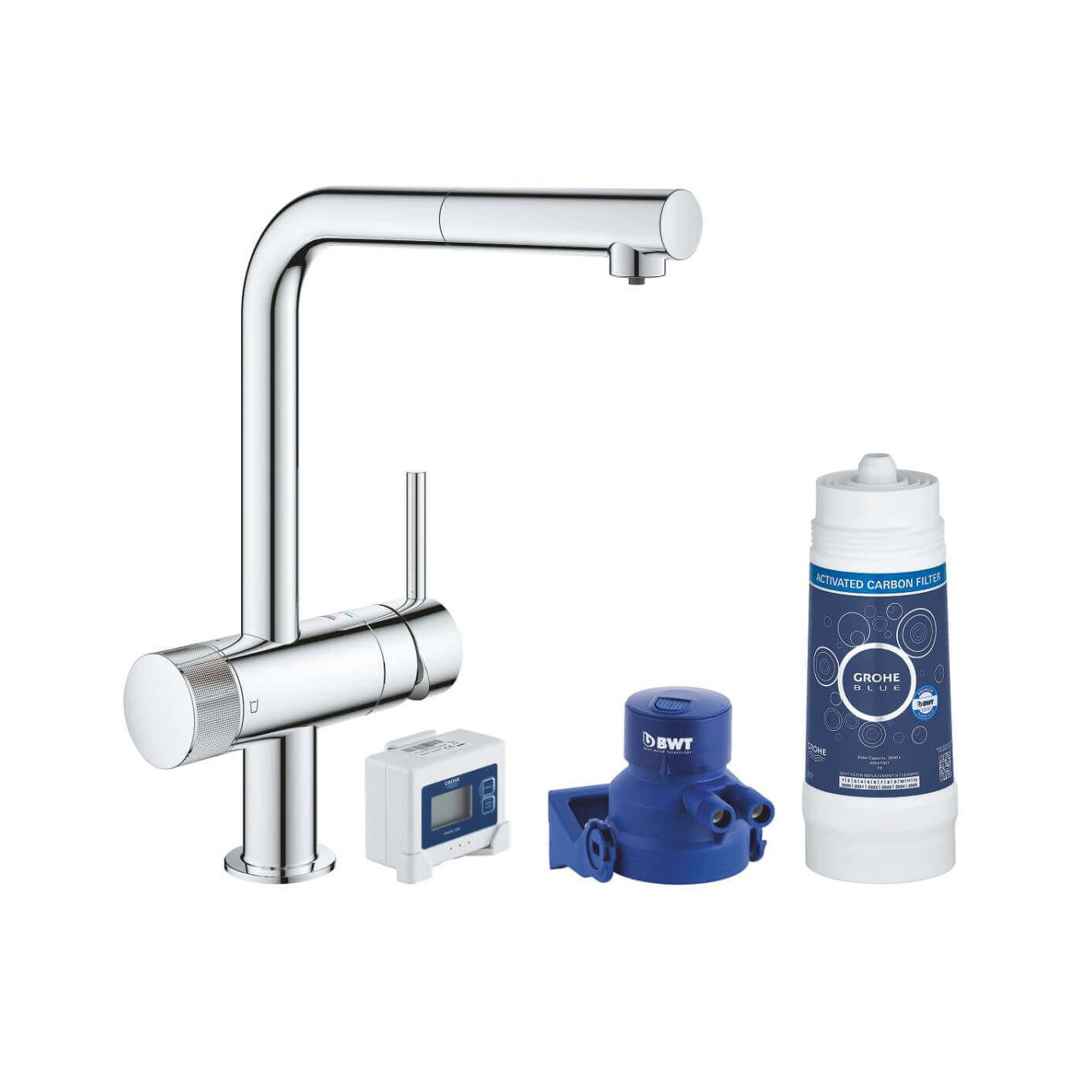 Zestaw Startowy Grohe Blue Pure Minta Z Baterią Filtrującą 30591000 Grohe Zestaw Startowy Grohe Blue Pure Minta Z Baterią Filtrującą 30591000 Grohe