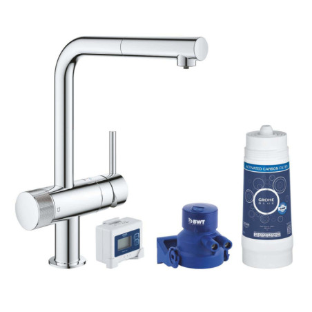 Zestaw Startowy Grohe Blue Pure Minta Z Baterią Filtrującą 30591000 Grohe