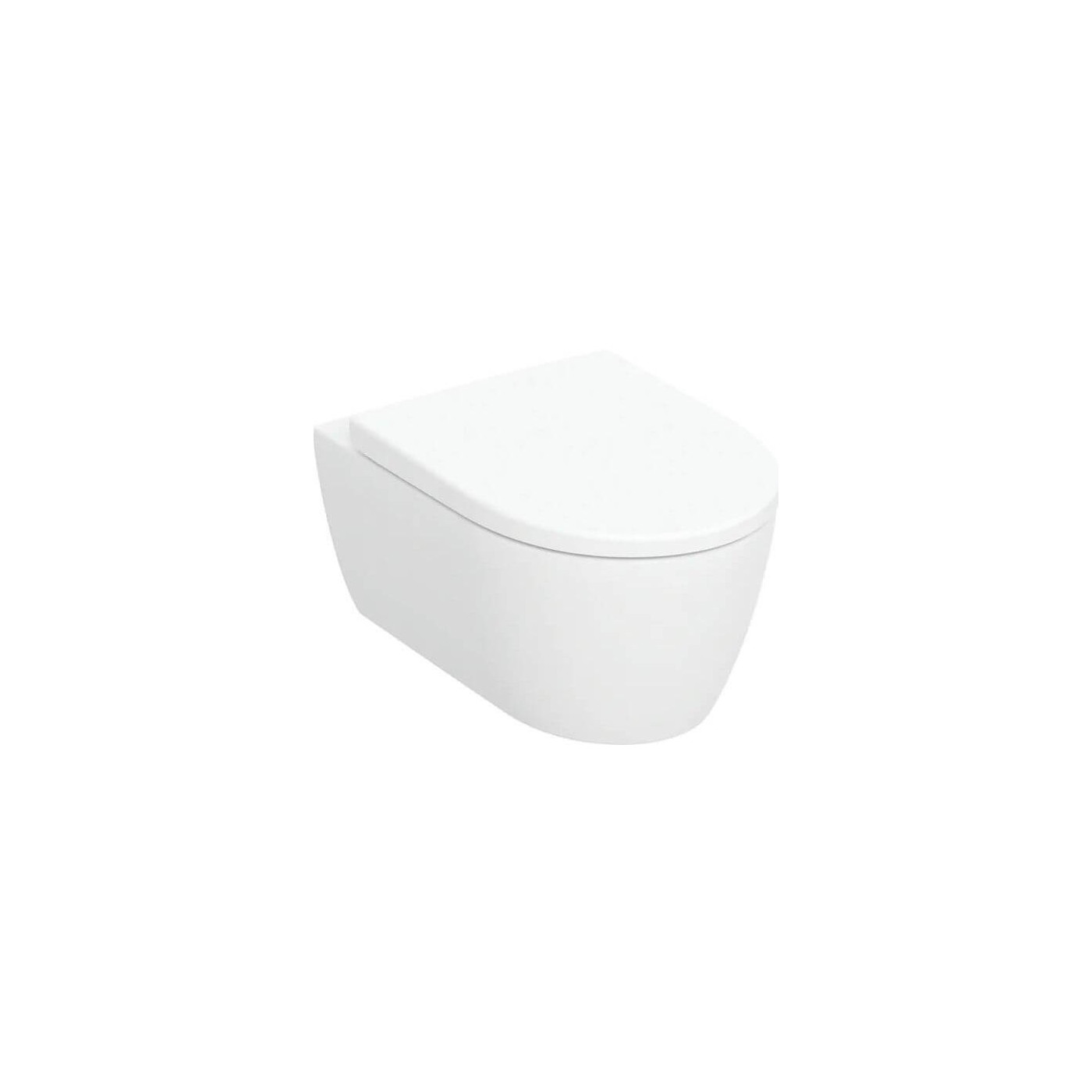 Miska WC Wisząca Rimfree iCon Z Deską Sedesową KeraTect 53x35,5 501.664.00.8 Geberit Miska WC Wisząca Rimfree iCon Z Deską Sedesową KeraTect 53x35,5 501.664.00.8 Geberit
