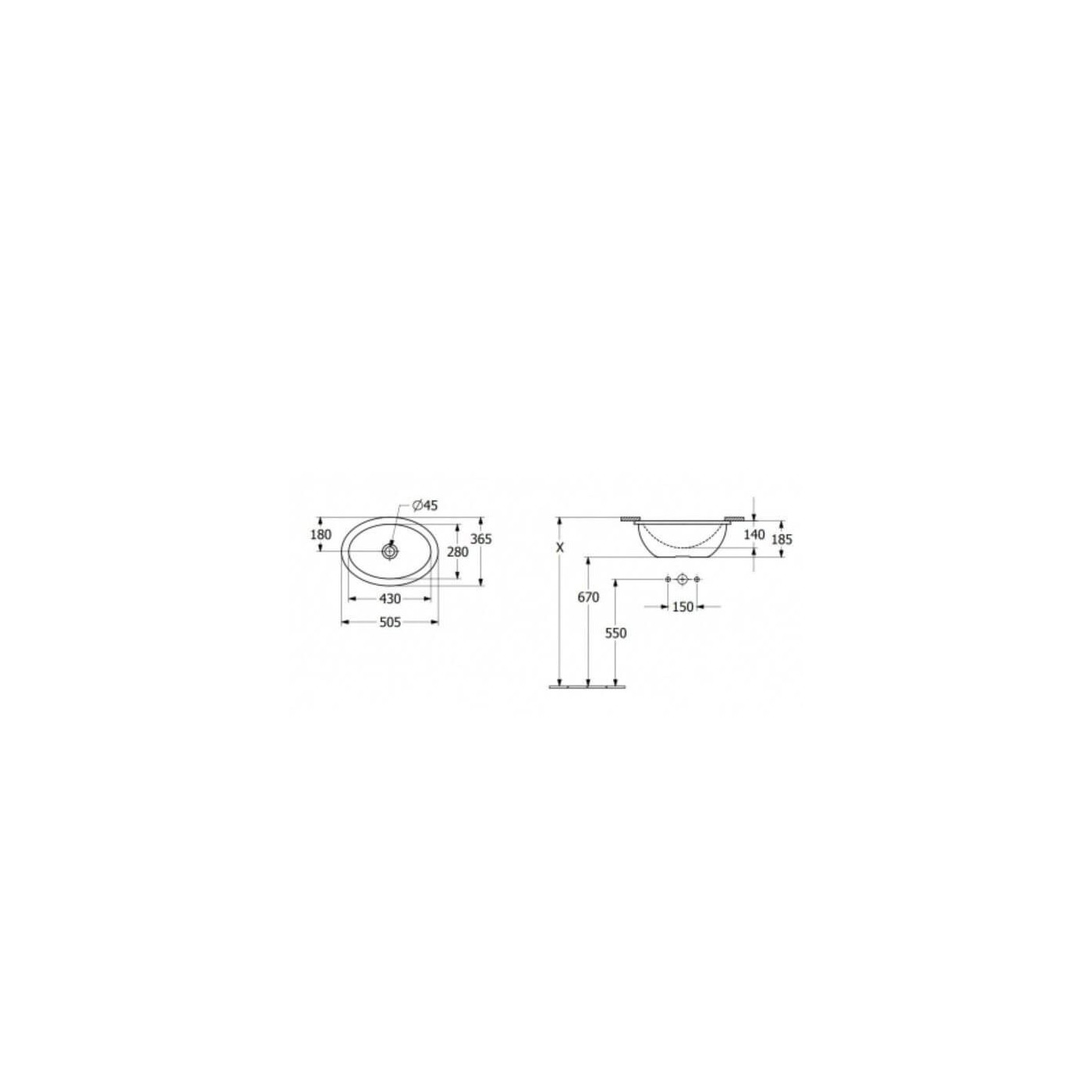 Umywalka Podblatowa Loop & Friends Z Przelewem Weiss Alpin 4A530001 Villeroy&Boch Umywalka Podblatowa Loop & Friends Z Przelewem Weiss Alpin 4A530001 Villeroy&Boch