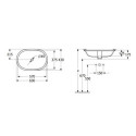 Umywalka Podblatowa Architectura Weiss Alpin 57x37,5x17,5 5A7661R1 Villeroy&Boch Umywalka Podblatowa Architectura Weiss Alpin 57x37,5x17,5 5A7661R1 Villeroy&Boch