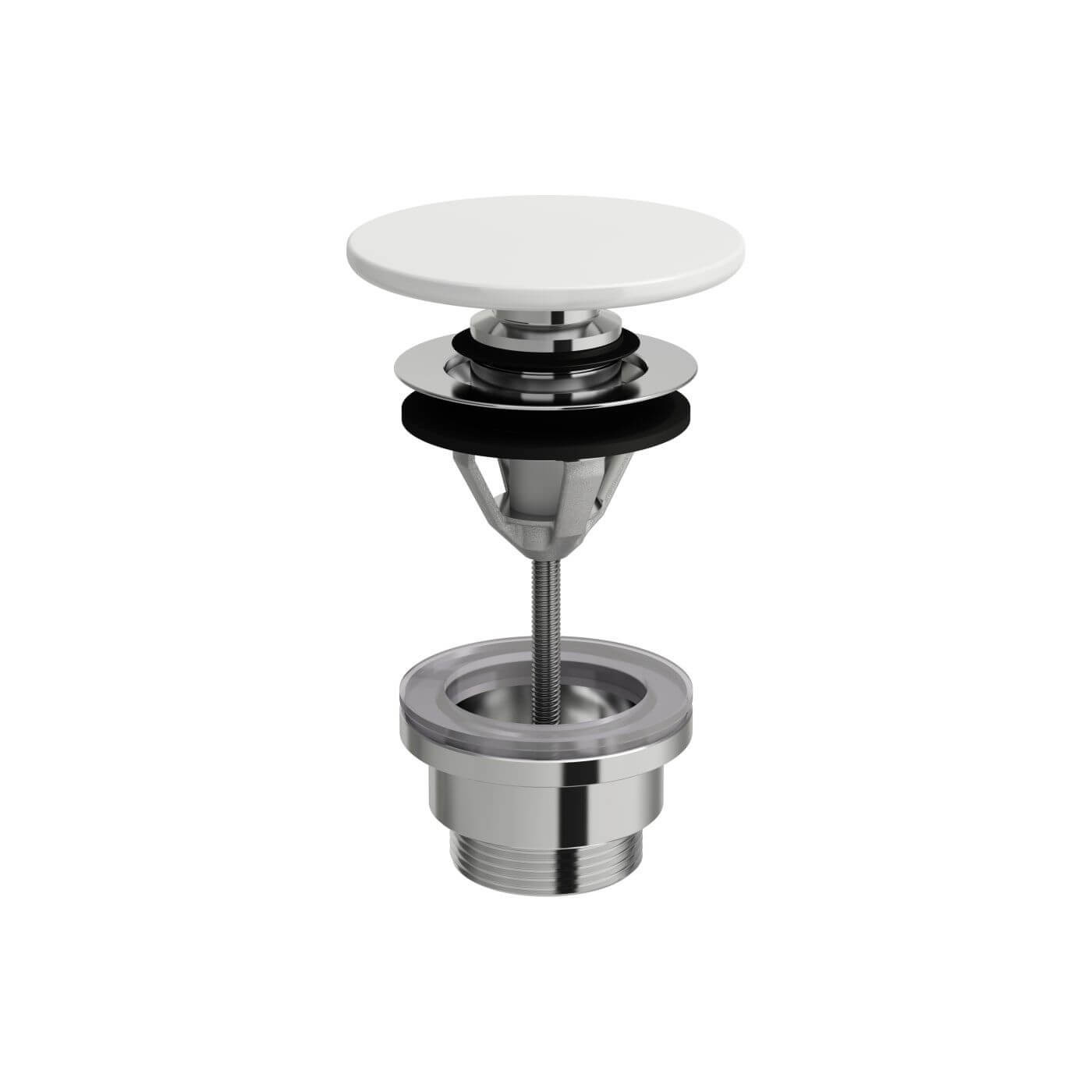 Korek Typu Klik-Klak Z Ceramiczną Osłoną Odpływu Wykonaną Z Saphirkeramik Biały H8981920000001 Laufen Korek Typu Klik-Klak Z Ceramiczną Osłoną Odpływu Wykonaną Z Saphirkeramik Biały H8981920000001 Laufen
