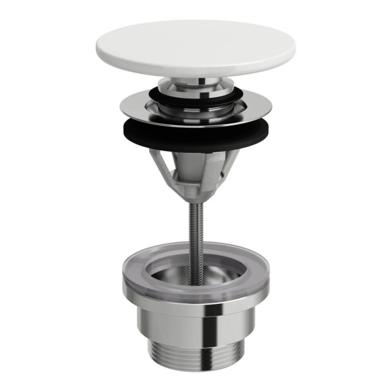 Korek Typu Klik-Klak Z Ceramiczną Osłoną Odpływu Wykonaną Z Saphirkeramik Biały H8981920000001 Laufen Korek Typu Klik-Klak Z Ceramiczną Osłoną Odpływu Wykonaną Z Saphirkeramik Biały H8981920000001 Laufen