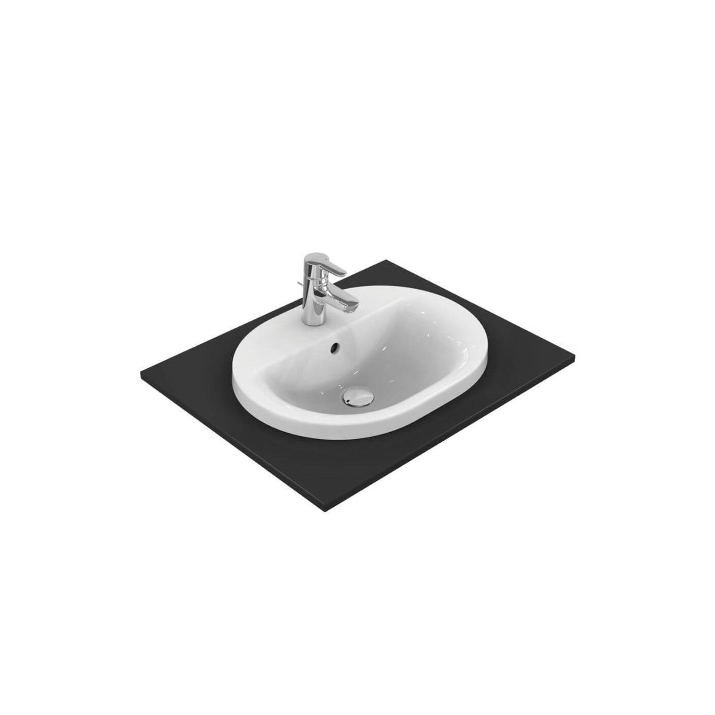 Umywalka Wpuszczana W Blat Connect 55x43 Biały E503901 Ideal Standard Umywalka Wpuszczana W Blat Connect 55x43 Biały E503901 Ideal Standard