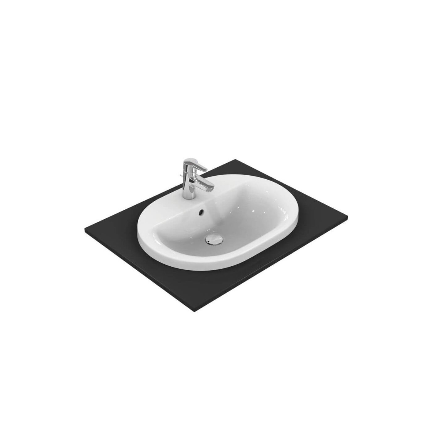 Umywalka Wpuszczana W Blat Connect 62x46 Biały E504001 Ideal Standard Umywalka Wpuszczana W Blat Connect 62x46 Biały E504001 Ideal Standard