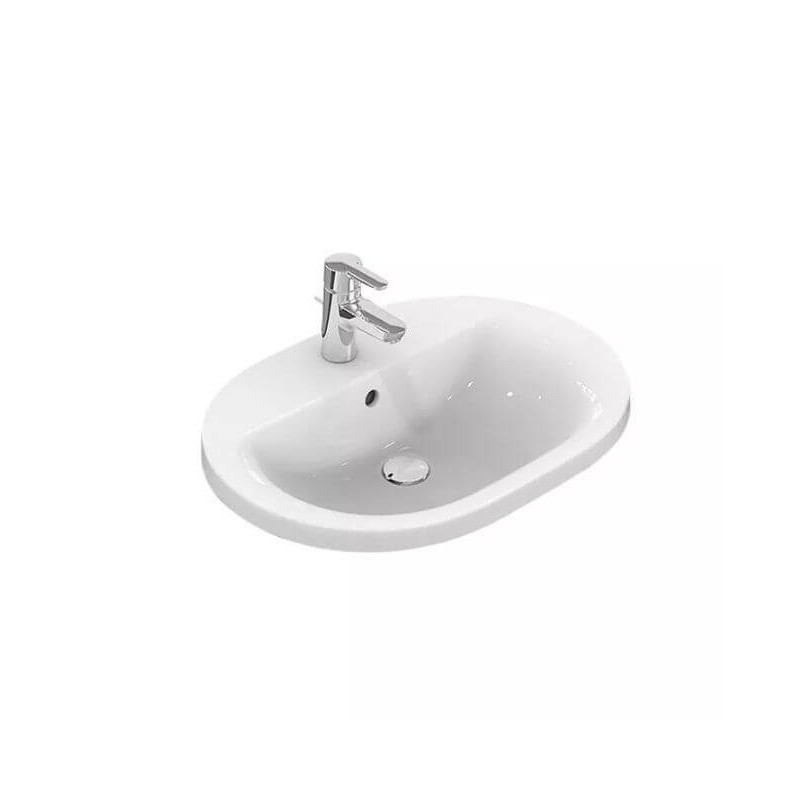 Umywalka Wpuszczana W Blat Connect 62x46 Biały E504001 Ideal Standard Umywalka Wpuszczana W Blat Connect 62x46 Biały E504001 Ideal Standard