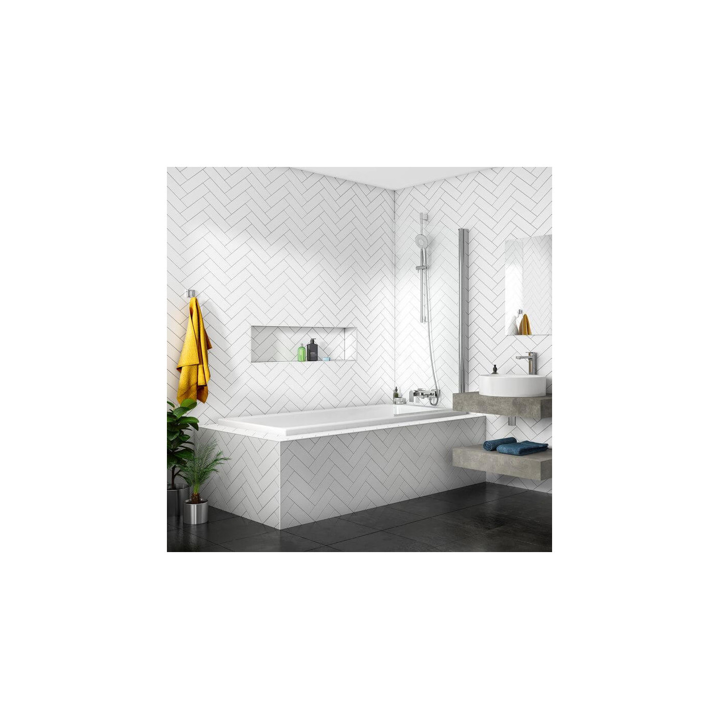 Umywalka Nablatowa Strada II 38x38 Biały T292901 Ideal Standard Umywalka Nablatowa Strada II 38x38 Biały T292901 Ideal Standard