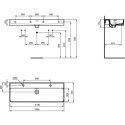 Umywalka Meblowa Strada II 120x43 Biały T359501 Ideal Standard Umywalka Meblowa Strada II 120x43 Biały T359501 Ideal Standard