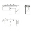 Umywalka Ścienna Strada II 120x43 Biały T364801 Ideal Standard Umywalka Ścienna Strada II 120x43 Biały T364801 Ideal Standard