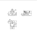Bidet Wiszący Tesi Biały 53x36 T457001 Ideal Standard Bidet Wiszący Tesi Biały 53x36 T457001 Ideal Standard