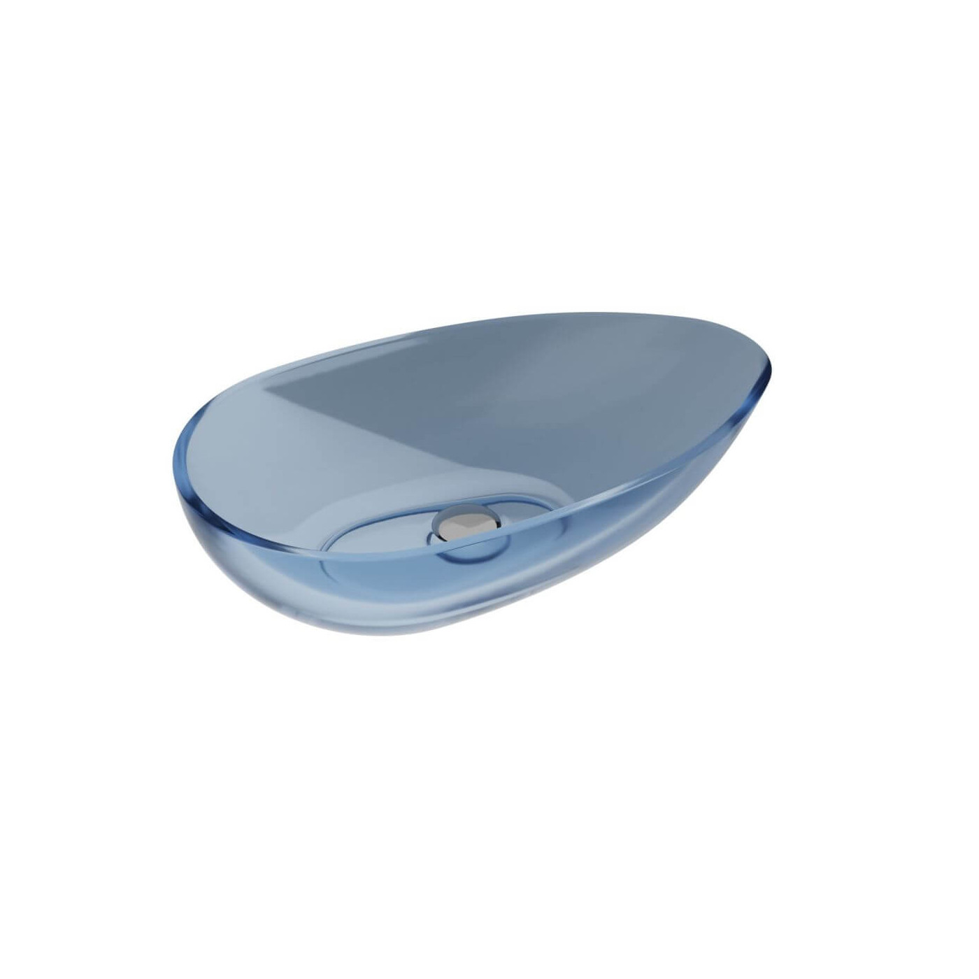 Umywalka Nablatowa Neya 60x35x15 Blue Wave UMN-60-BWC Besco Umywalka Nablatowa Neya 60x35x15 Blue Wave UMN-60-BWC Besco