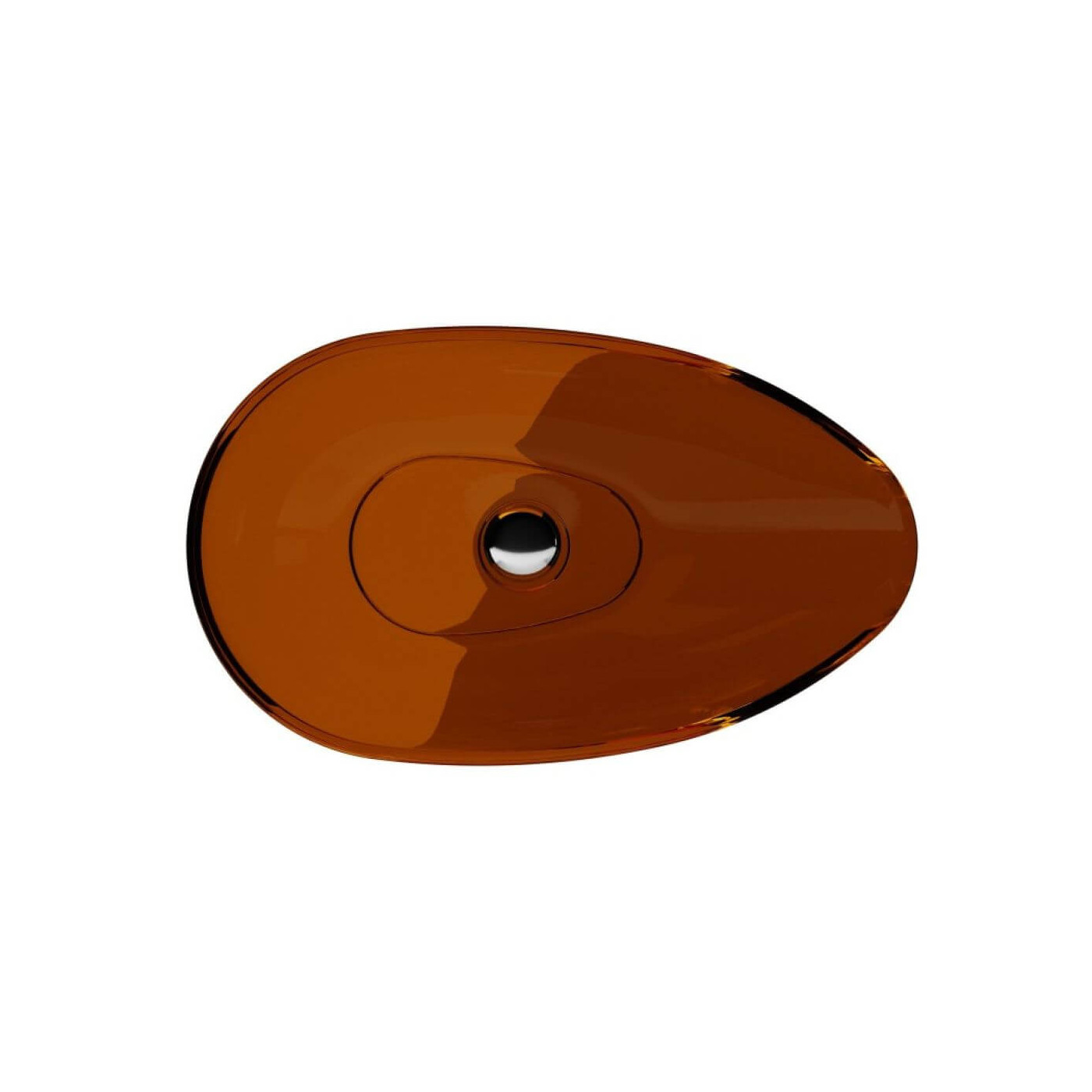 Umywalka Nablatowa Neya 60x35x15 Earth Rust UMN-60-ERC Besco Umywalka Nablatowa Neya 60x35x15 Earth Rust UMN-60-ERC Besco