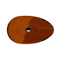 Umywalka Nablatowa Neya 60x35x15 Earth Rust UMN-60-ERB Besco Umywalka Nablatowa Neya 60x35x15 Earth Rust UMN-60-ERB Besco