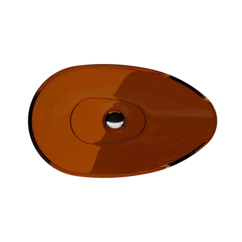 Umywalka Nablatowa Neya 60x35x15 Earth Rust UMN-60-ERB Besco Umywalka Nablatowa Neya 60x35x15 Earth Rust UMN-60-ERB Besco