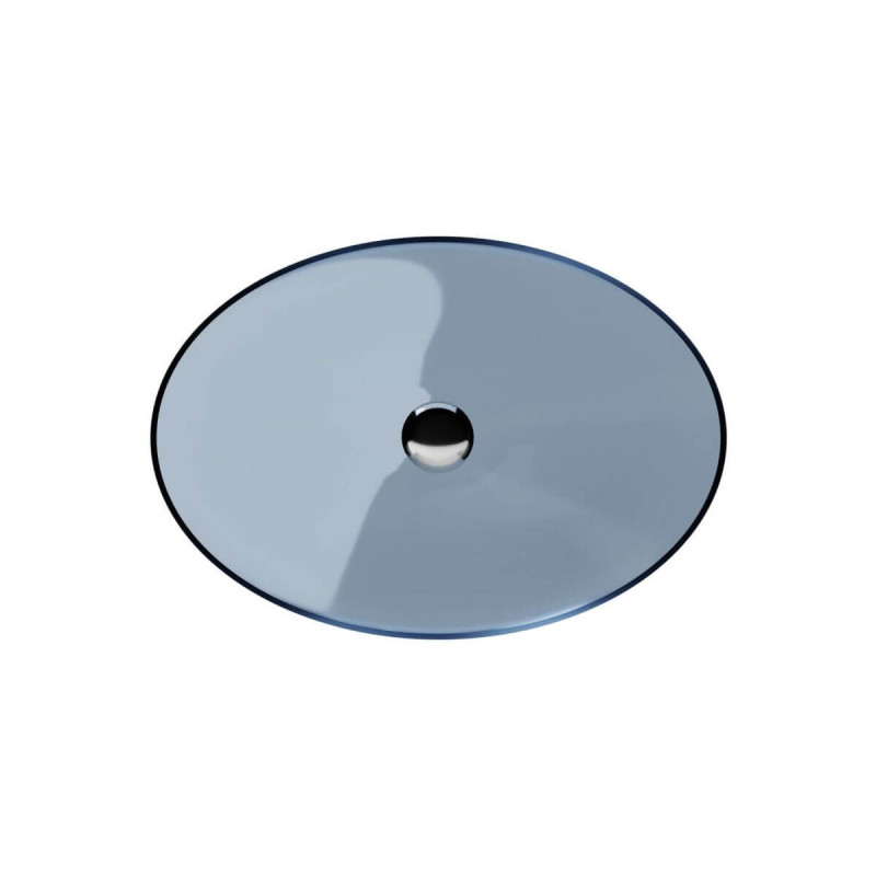 Umywalka Nablatowa Anya 50x35x15 Blue Wave UMA-50-BWC Besco Umywalka Nablatowa Anya 50x35x15 Blue Wave UMA-50-BWC Besco