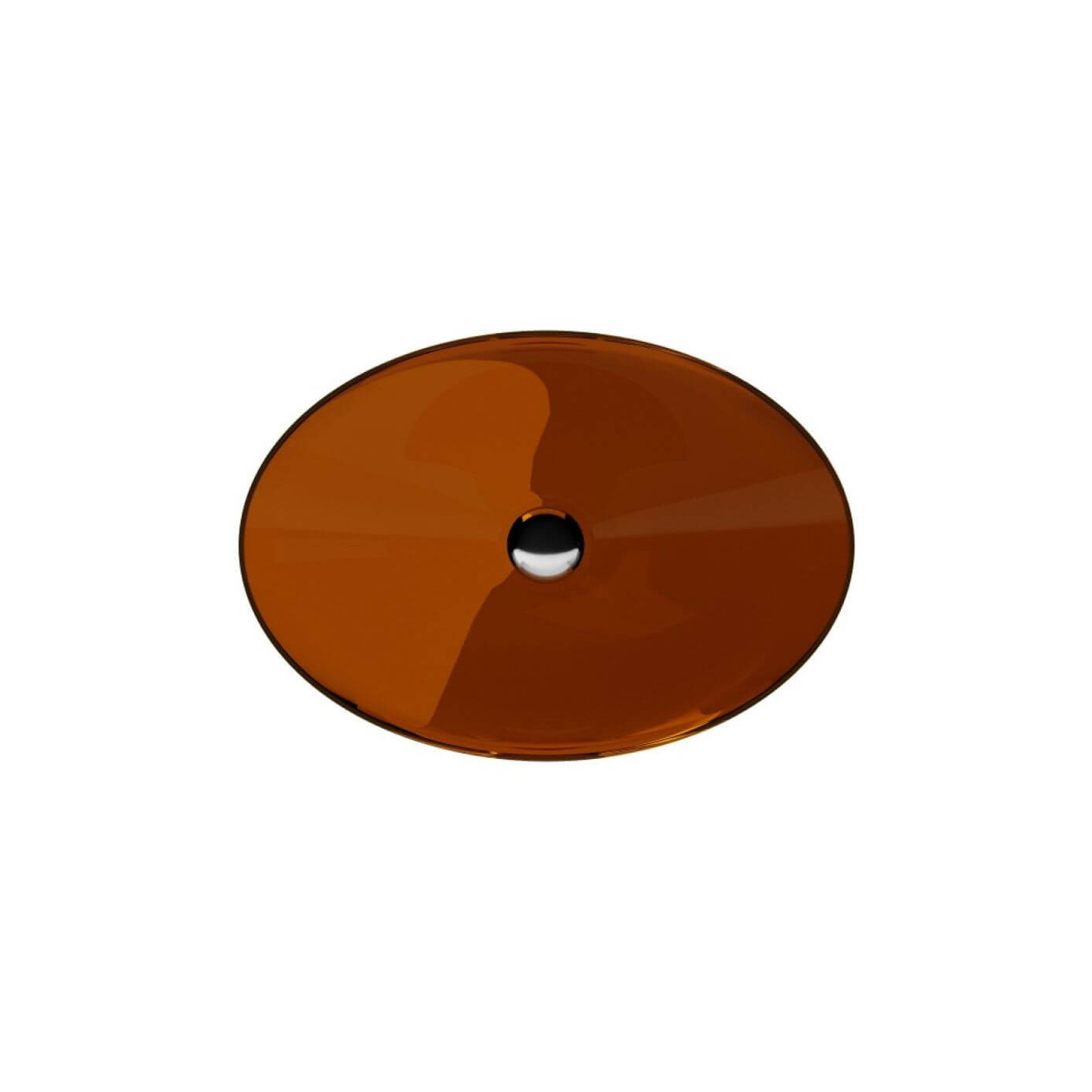 Umywalka Nablatowa Anya 50x35x15 Earth Rust UMA-50-ERB Besco Umywalka Nablatowa Anya 50x35x15 Earth Rust UMA-50-ERB Besco