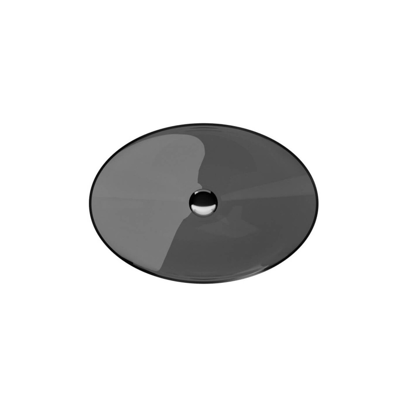 Umywalka Nablatowa Anya 50x35x15 Carbon Grey UMA-50-CGW Besco Umywalka Nablatowa Anya 50x35x15 Carbon Grey UMA-50-CGW Besco