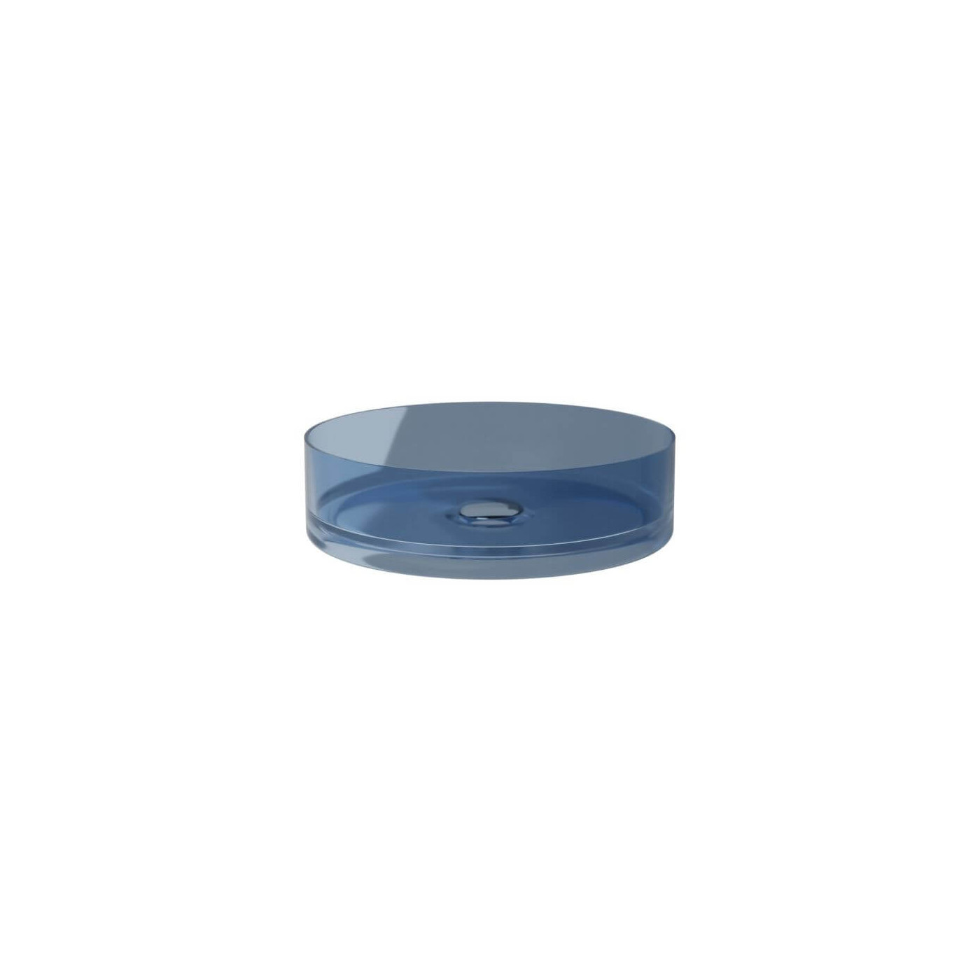 Umywalka Nablatowa Enya 36x36x10 Blue Wave UME-36-BWB Besco Umywalka Nablatowa Enya 36x36x10 Blue Wave UME-36-BWB Besco