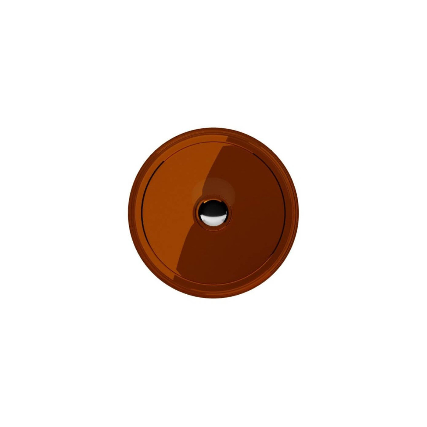 Umywalka Nablatowa Enya 36x36x10 Earth Rust UME-36-ERW Besco Umywalka Nablatowa Enya 36x36x10 Earth Rust UME-36-ERW Besco