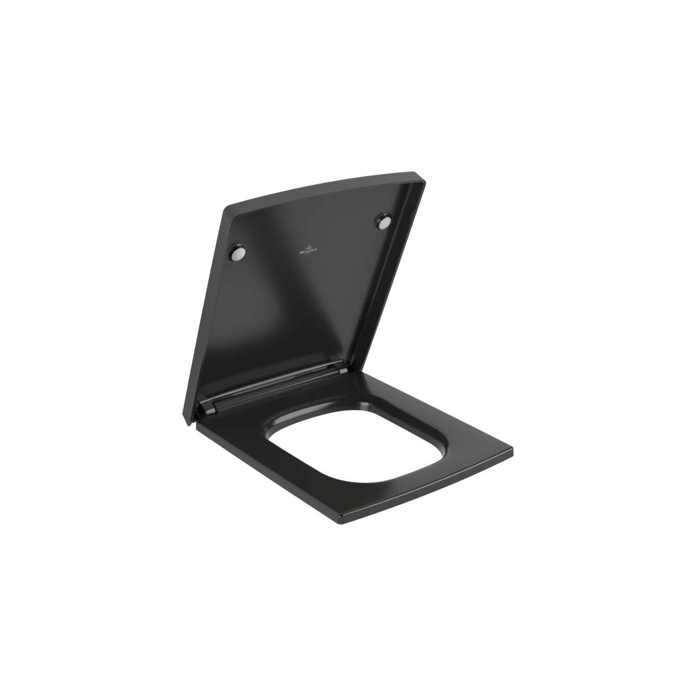 Deska Sedesowa Wolnoopadająca Memento 2.0 Pure Black 8M24S1R7 Villeroy&Boch Deska Sedesowa Wolnoopadająca Memento 2.0 Pure Black 8M24S1R7 Villeroy&Boch