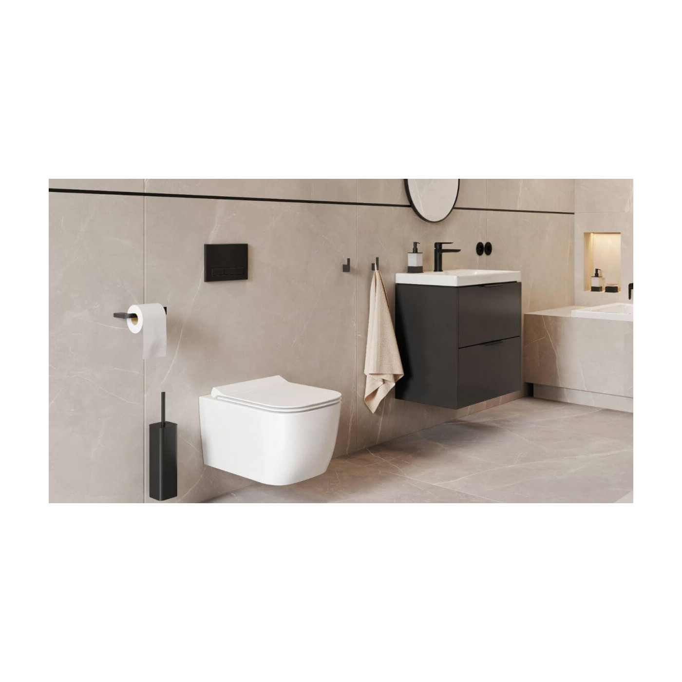 Miska WC Wisząca Bezrantowa Z Deską Wolnoopadającą Biały Połysk CEEX.1609.495.WH Excellent Miska WC Wisząca Bezrantowa Z Deską Wolnoopadającą Biały Połysk CEEX.1609.495.WH Excellent