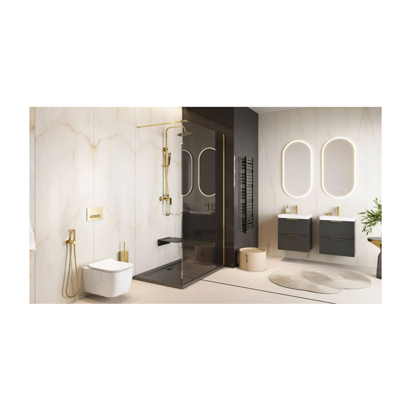 Miska WC Wisząca Bezrantowa Z Deską Wolnoopadającą Biały Połysk CEEX.1609.495.WH Excellent Miska WC Wisząca Bezrantowa Z Deską Wolnoopadającą Biały Połysk CEEX.1609.495.WH Excellent