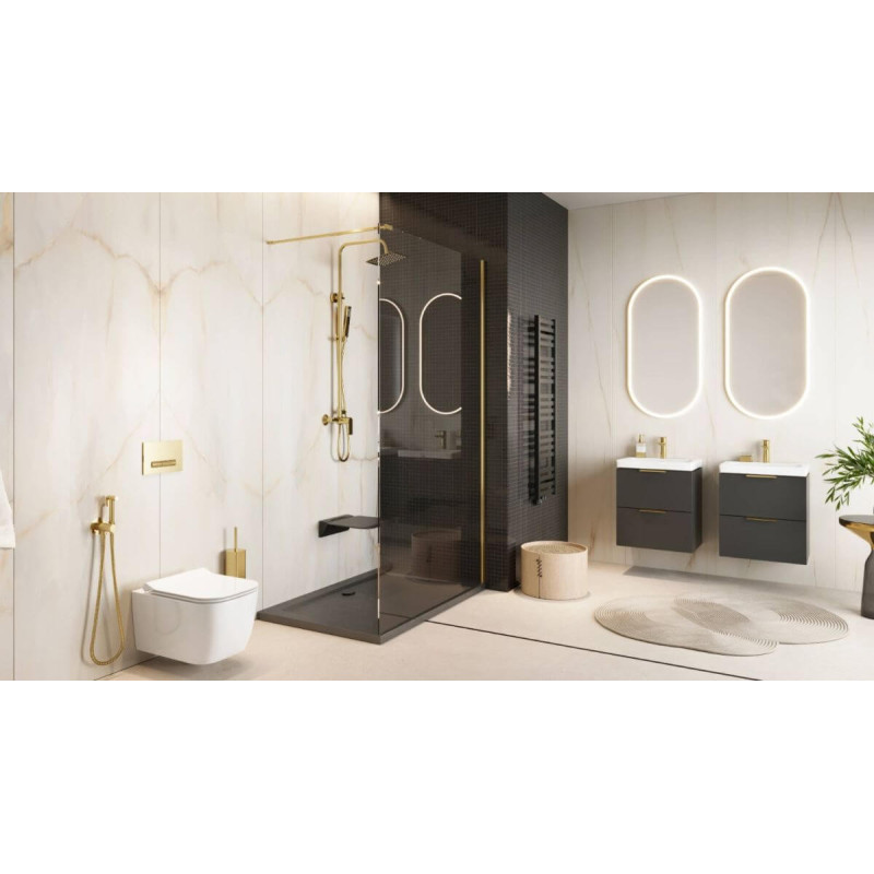Miska WC Wisząca Bezrantowa Z Deską Wolnoopadającą Biały Połysk CEEX.1609.495.WH Excellent Miska WC Wisząca Bezrantowa Z Deską Wolnoopadającą Biały Połysk CEEX.1609.495.WH Excellent
