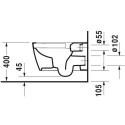 Miska WC Wisząca Rimless Me By Starck 37x57 Biały 2529090000 Duravit Miska WC Wisząca Rimless Me By Starck 37x57 Biały 2529090000 Duravit