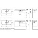 Umywalka Nablatowa Sonar 100x37 H8123490001121 Laufen Umywalka Nablatowa Sonar 100x37 H8123490001121 Laufen