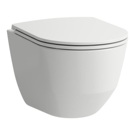 Miska WC Podwieszana Rimless Compacto 360x490 mm Z Powłoką LCC Pro A Biały H8209654000001 Laufen