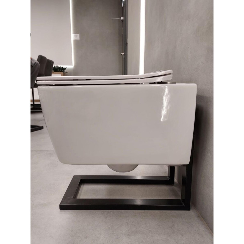 Miska WC Podwieszana Bezrantowa z Deską Wolnoopadająca LEX 1.0 49,5x35 1148 Emporia Miska WC Podwieszana Bezrantowa z Deską Wolnoopadająca LEX 1.0 49,5x35 1148 Emporia