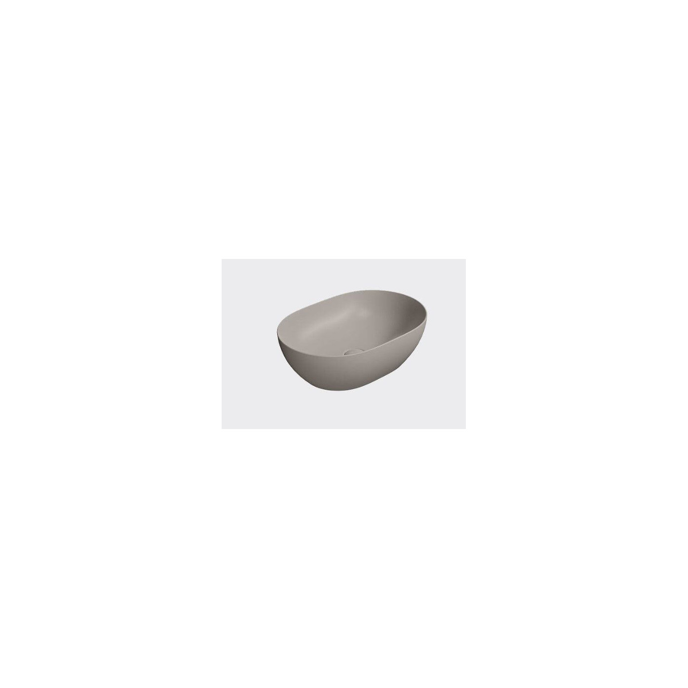 Umywalka Nablatowa Pura 50x35 Tortora Mat 886005 Gsi Umywalka Nablatowa Pura 50x35 Tortora Mat 886005 Gsi