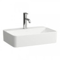 Umywalka Nablatowa Prostokątna Z Półką Na Baterię 550x380 mm Savoy Biały H8169450001111 Laufen Umywalka Nablatowa Prostokątna Z Półką Na Baterię 550x380 mm Savoy Biały H8169450001111 Laufen