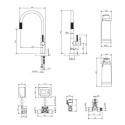 Bateria Kuchenna Z Zestawem Filtrującym D1 Switch Biały Mat SW9057-FD1WM Omnires Bateria Kuchenna Z Zestawem Filtrującym D1 Switch Biały Mat SW9057-FD1WM Omnires