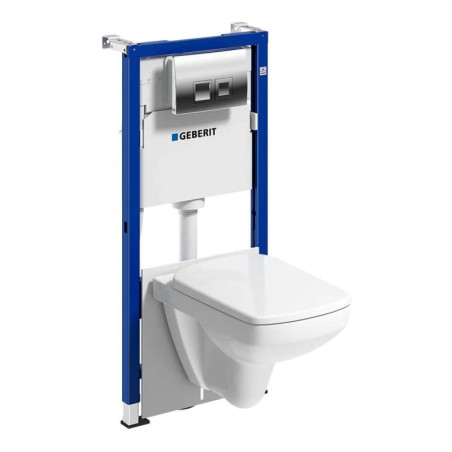 Zestaw Stelażowy Duofix Basic Delta 35 Selnova Square Compact 118.342.21.2 Geberit