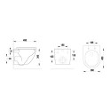 Miska WC Nox 1.0 Z Deską Wolnoopadającą Slim Beżowy Mat 0114-MDB Emporia Miska WC Nox 1.0 Z Deską Wolnoopadającą Slim Beżowy Mat 0114-MDB Emporia