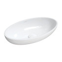Umywalka Nablatowa Crete Biały 51x30 CRETEBP Omnires Umywalka Nablatowa Crete Biały 51x30 CRETEBP Omnires