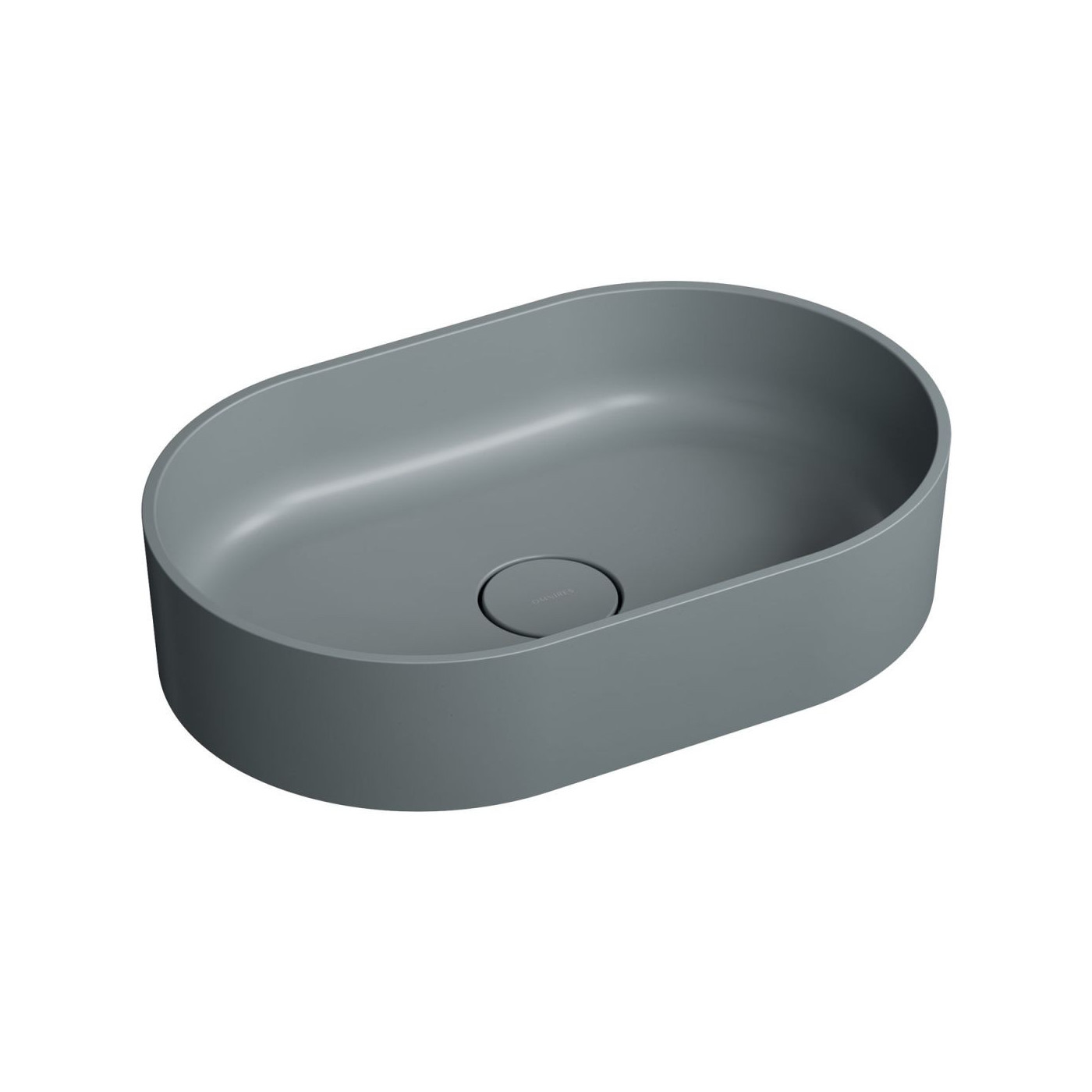 Umywalka Nablatowa Ovo Ash Grey Mat 55x36 OVOUNAG Omnires Umywalka Nablatowa Ovo Ash Grey Mat 55x36 OVOUNAG Omnires