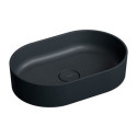 Umywalka Nablatowa Ovo Black Lava Mat 55x36 OVOUNBLV Omnires Umywalka Nablatowa Ovo Black Lava Mat 55x36 OVOUNBLV Omnires