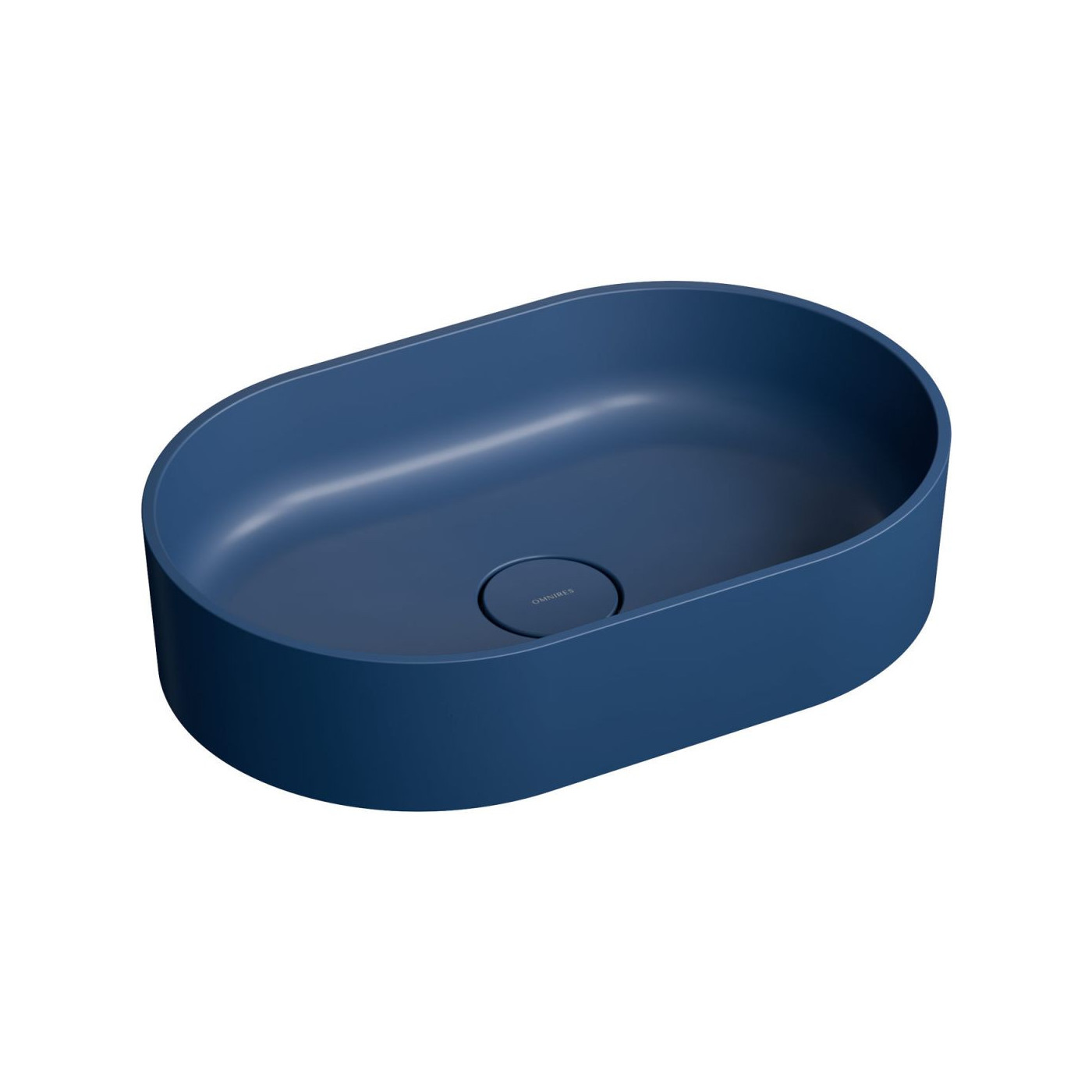 Umywalka Nablatowa Ovo Midnight blue Mat 55x36 OVOUNMB Omnires Umywalka Nablatowa Ovo Midnight blue Mat 55x36 OVOUNMB Omnires