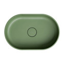 Umywalka Nablatowa Ovo Olive Mat 55x36 OVOUNOL Omnires Umywalka Nablatowa Ovo Olive Mat 55x36 OVOUNOL Omnires