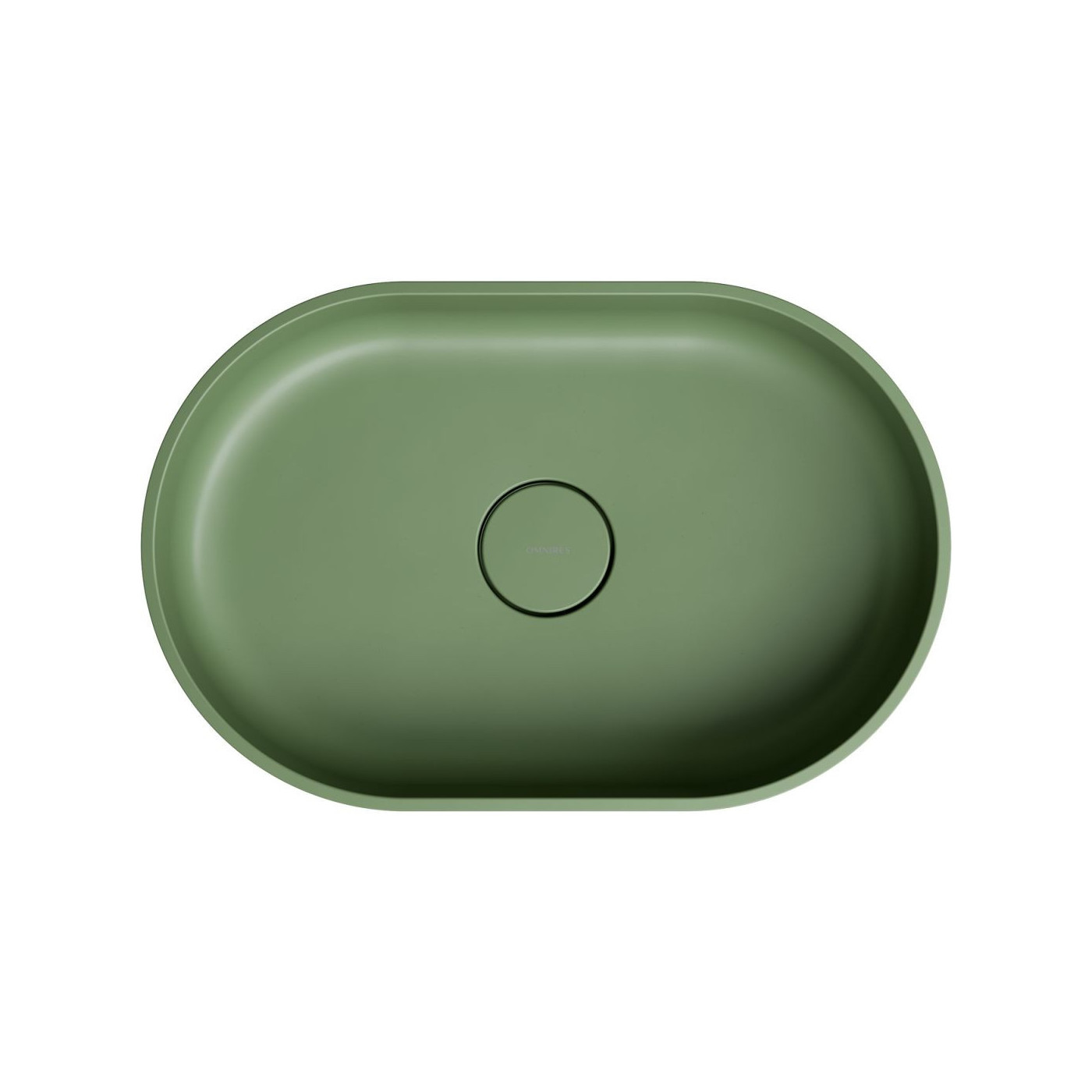 Umywalka Nablatowa Ovo Olive Mat 55x36 OVOUNOL Omnires Umywalka Nablatowa Ovo Olive Mat 55x36 OVOUNOL Omnires