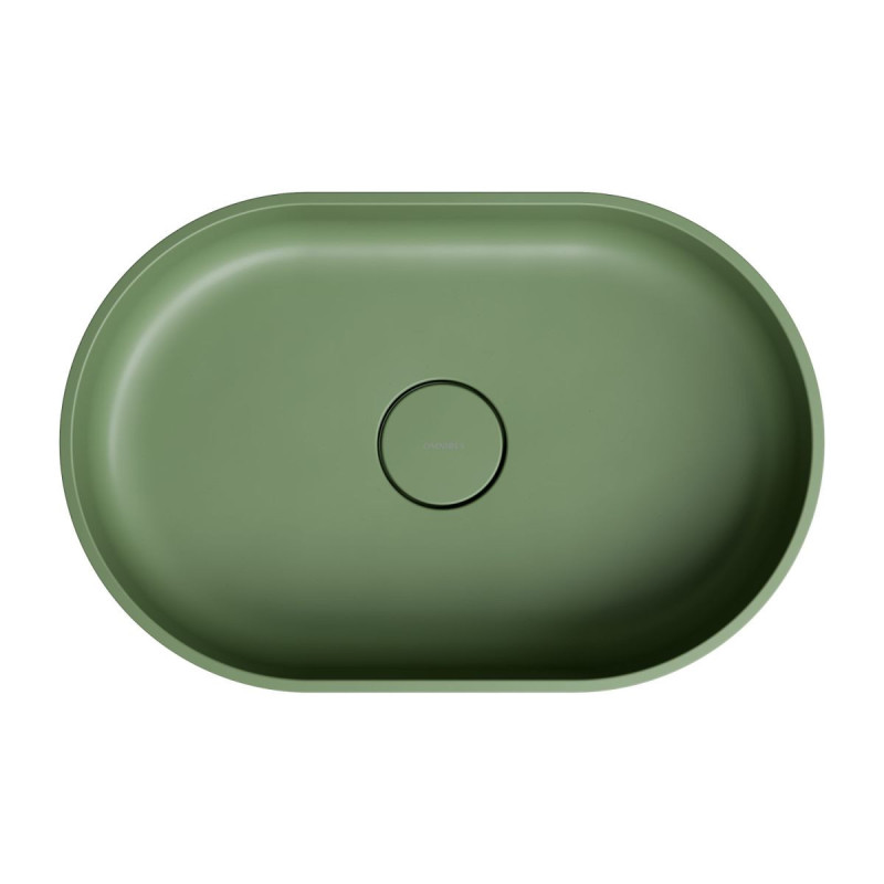 Umywalka Nablatowa Ovo Olive Mat 55x36 OVOUNOL Omnires Umywalka Nablatowa Ovo Olive Mat 55x36 OVOUNOL Omnires